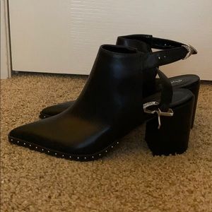 F21 black booties